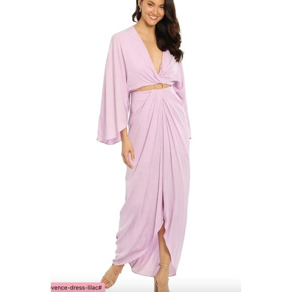 Significant Other Provence Dress in Lilac Purple Maxi Length sz US 2 - Picture 2 of 10